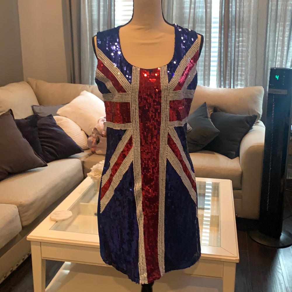 Spice Girl Sequin Mini London Dress